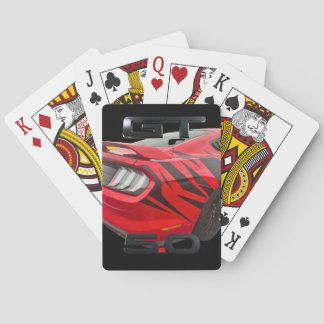 Mustang spielt Cards Red Spielkarten