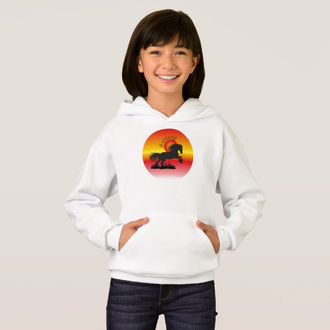 Mustang T-Shirt Hoodie (Vorne ganz)