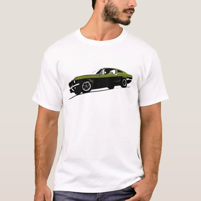 Mustang-T-Shirt T-Shirt (Vorderseite)