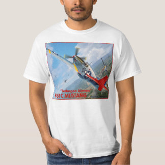 Mustang Tuskegee Flieger-P-51 T-Shirt