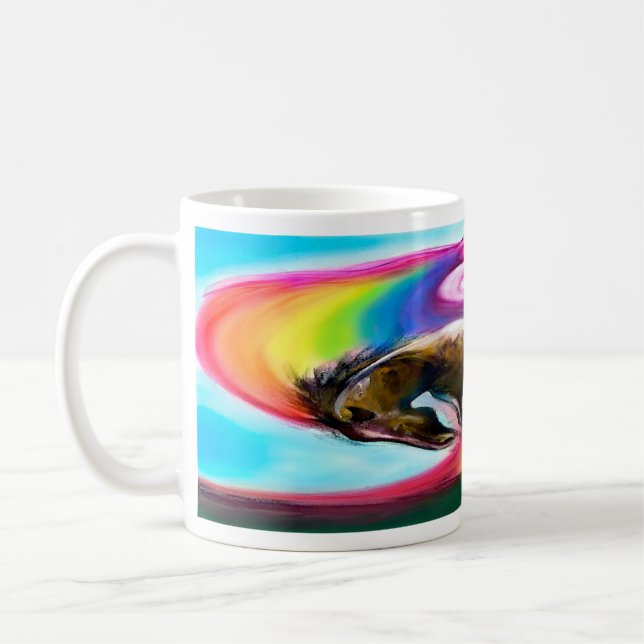 Mustang Unicorn Kaffeetasse (Links)