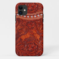 Mustang-Westernleder iphone 5 Fall