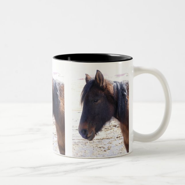 Mustang Zweifarbige Tasse (Rechts)