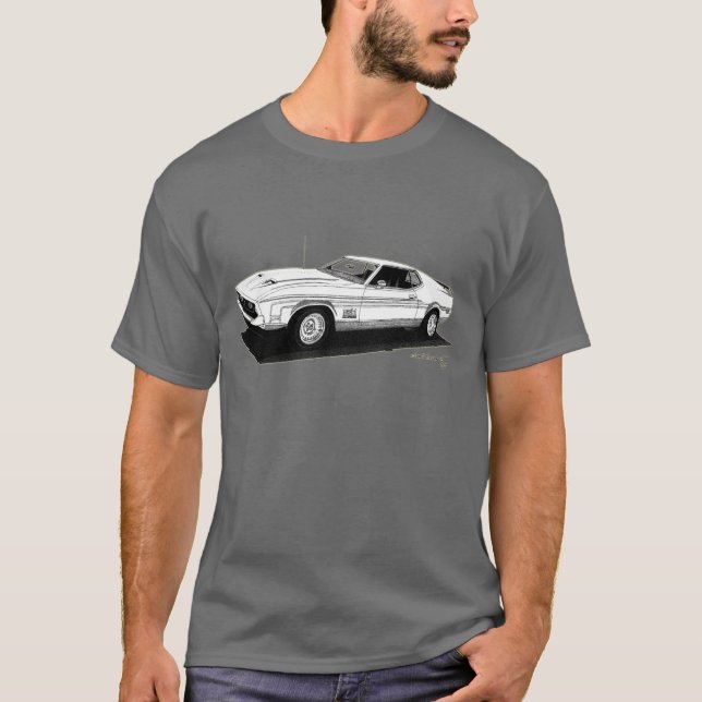 'MustangFastback 71 Mach-I T-Shirt (Vorderseite)