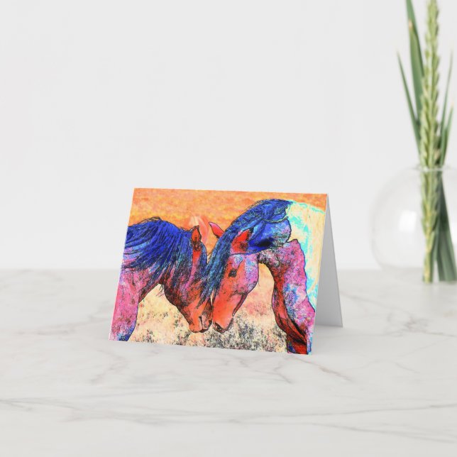 Mustangs Dankeskarte (Vorderseite)