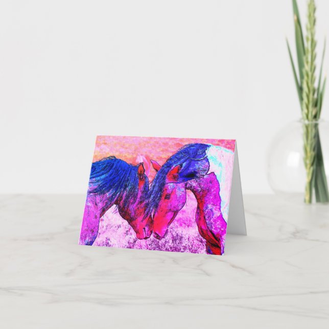 Mustangs Dankeskarte (Vorderseite)