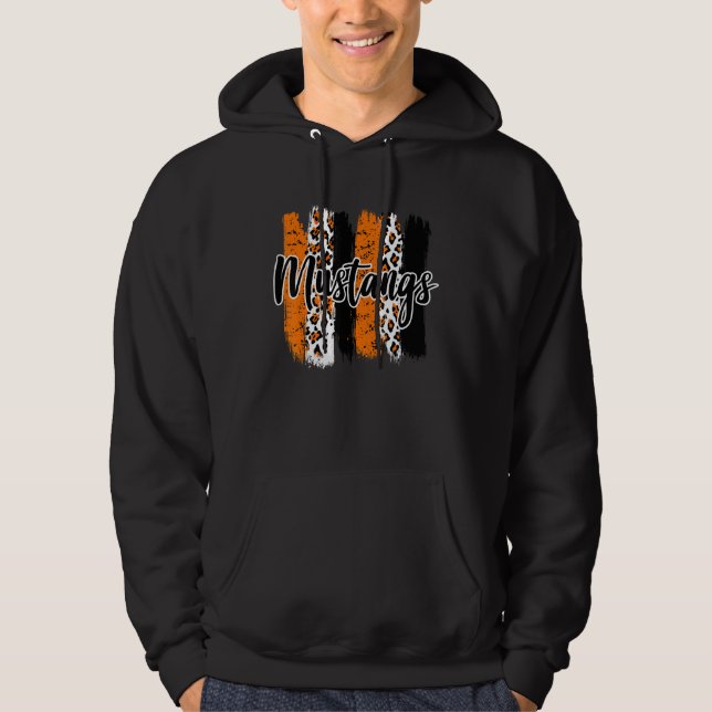 Mustangs School Sports Fan Team Spirit Mascot Hoodie (Vorderseite)