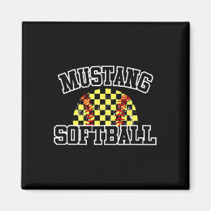 Mustangs Softball Mom Mustangs Schulgeist Sport Magnet
