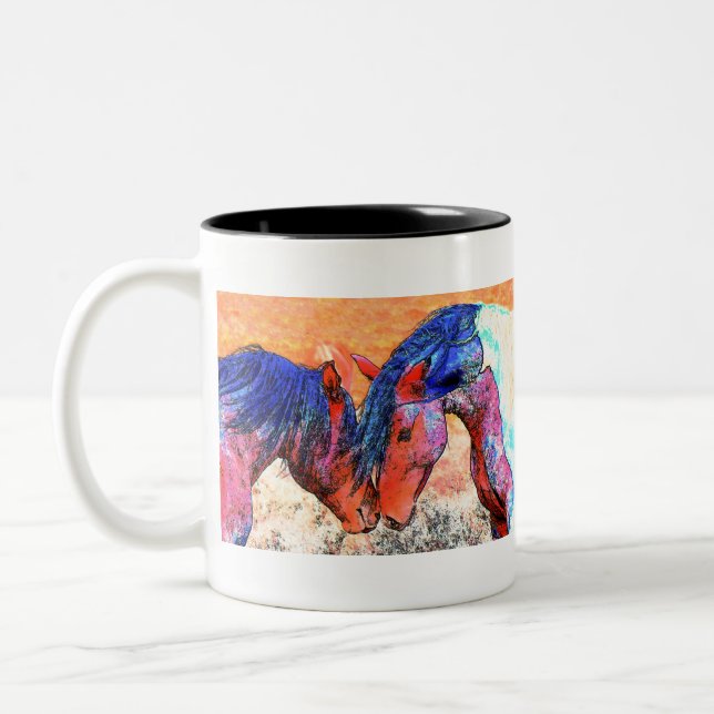 Mustangs Zweifarbige Tasse (Links)