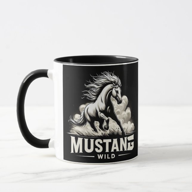MustangWild Cremello Cup Tasse (Links)