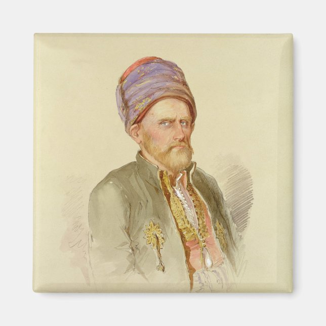 Mustapha - Moslem aus Batum, c.1852 Magnet (Vorne)