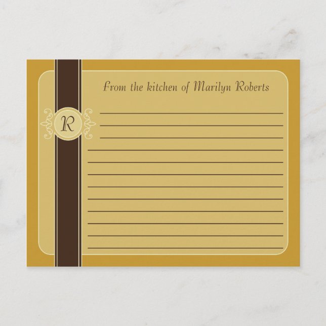 Mustard Classic Erntekarten Postkarte (Vorderseite)