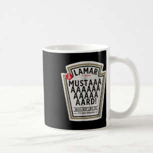 Mustard Lamar TV Off Verwenden Sie Ihr Herz Funny Kaffeetasse