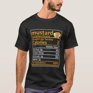 Mustard Nutrition Family Matching Funny Thanksgivi T-Shirt