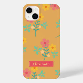 Mustard Retro Daisy Bouquet Case-Mate iPhone 14 Plus Hülle