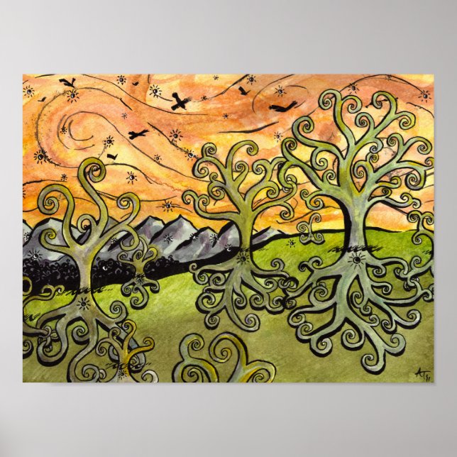 Mustard Seeds Poster Print (Vorne)