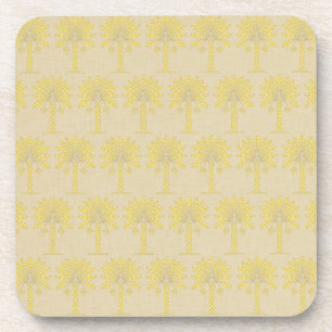 Mustard Spice Moods Palm Untersetzer