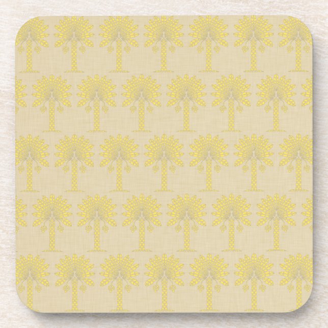 Mustard Spice Moods Palm Untersetzer (Vorderseite)