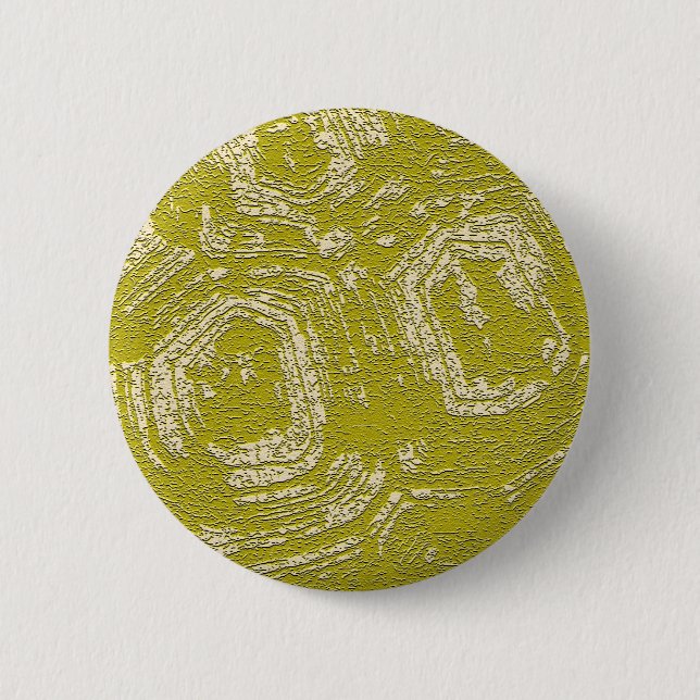 Mustard Tortoise Muschel abstrakt von Leah G Button (Vorderseite)