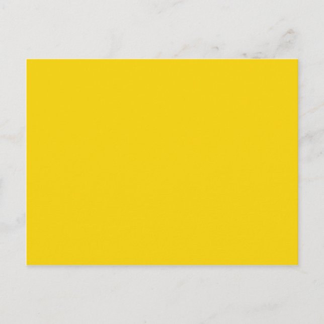 Mustard Yellow Dunkelgelb Farbe Solider Hintergrun Postkarte (Vorderseite)