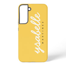 Mustard Yellow Einfaches, feines Skriptname