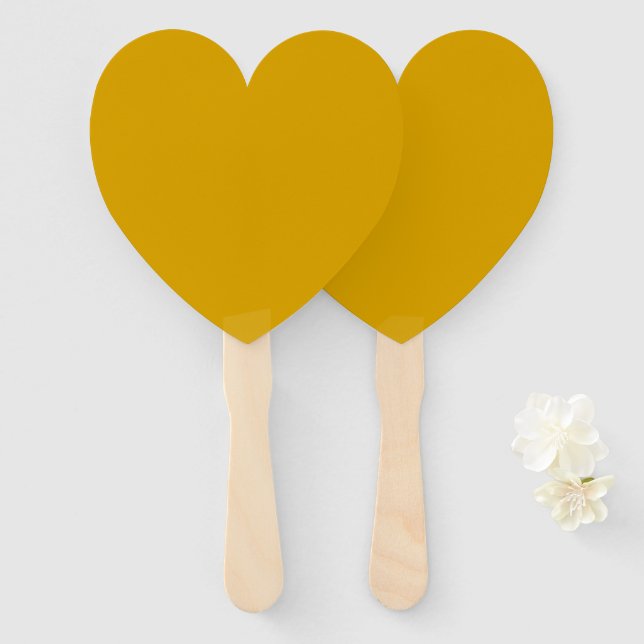 Mustard Yellow Fächer (Vorne und Hinten)