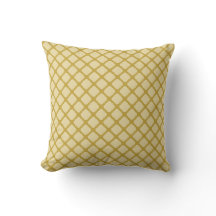 Mustard Yellow Geometric Throw Kissen