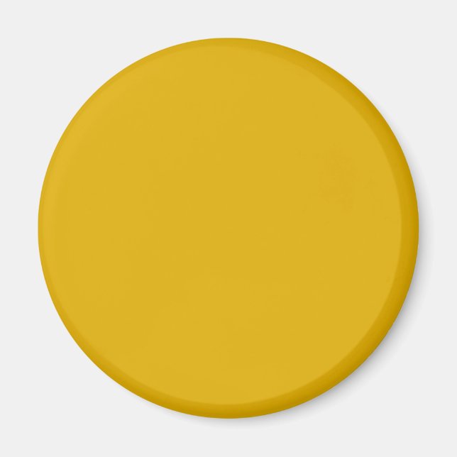 Mustard Yellow Solid Color Magnet (Vorne)