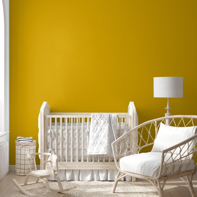Mustard Yellow Solid Color Tapete (Kinder)