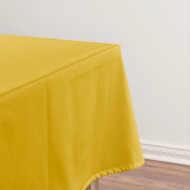 Mustard Yellow Solid Color Tischdecke (Beispiel)