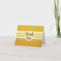 Mustard Yellow Strips Leere Innenseite