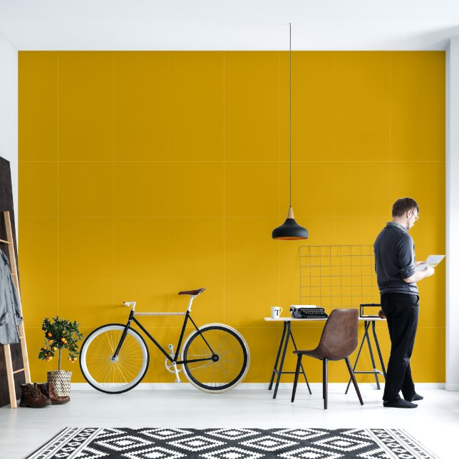 Mustard Yellow Tapete (Wohnbereich)