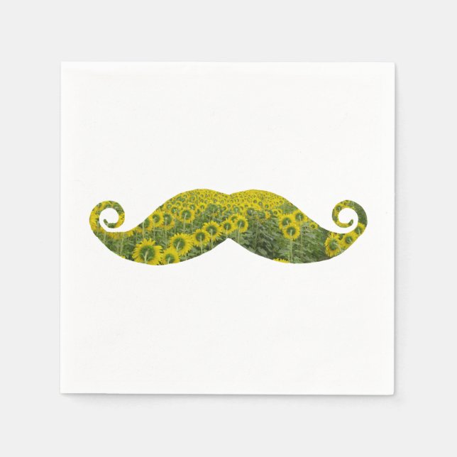 Mustcahes Cocktail Paper Napkins Serviette (Vorderseite)