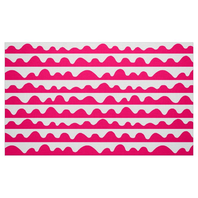 Muster 020815 - Neon Red and White Stoff (Fat Quarter (45,7 x 55,9 cm))
