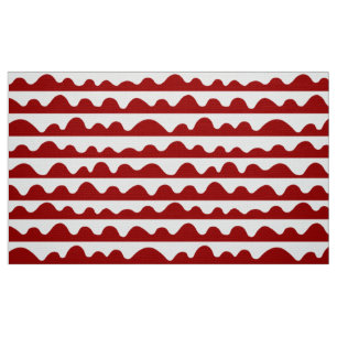 Muster 020815 - Ruby Red and White Stoff
