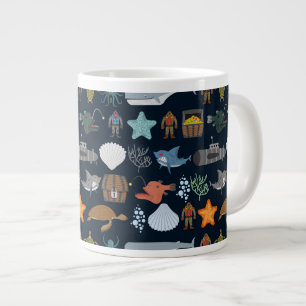 Muster 1 der Meeresbewohner Jumbo-Tasse