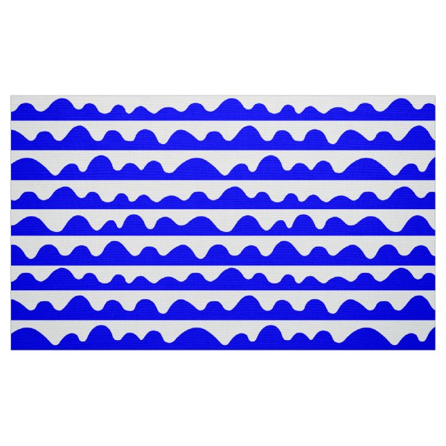 Muster 20815 - Blau und Weiß Stoff (Fat Quarter (45,7 x 55,9 cm))