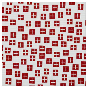 Muster 270715 - Ruby Red and White Stoff