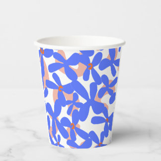 Muster 2 der Blume Pappbecher