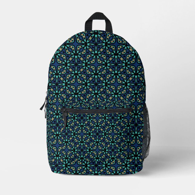 Muster 346 bedruckter rucksack (Vorderseite)