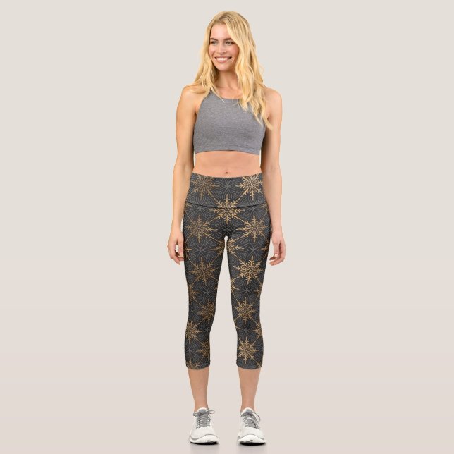 Muster 3 capri leggings (Vorderseite)