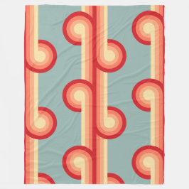 Muster 3 der geometrischen Formen Fleecedecke