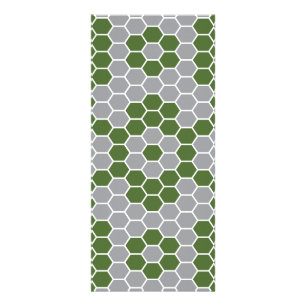 Muster 3 in sechs Ecken Werbekarte