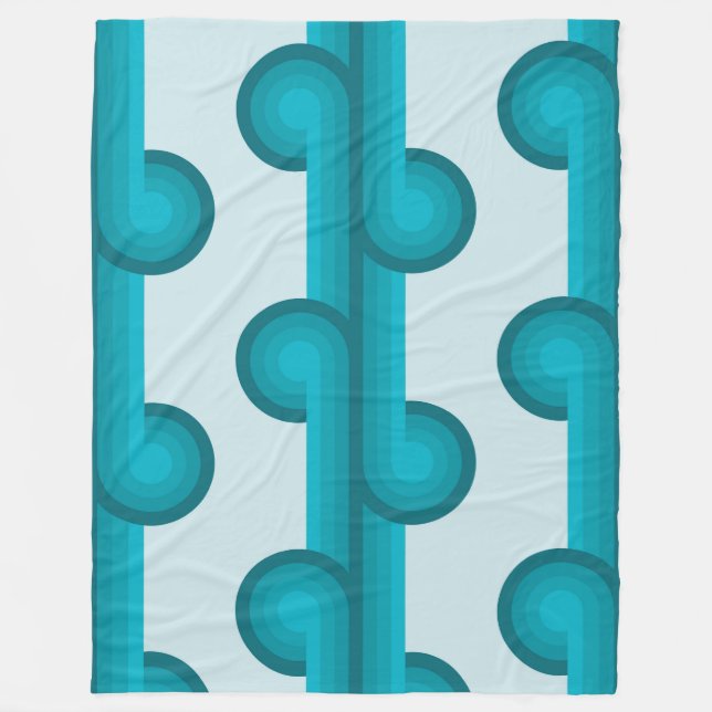 Muster 4 der geometrischen Formen Fleecedecke (Vorderseite)
