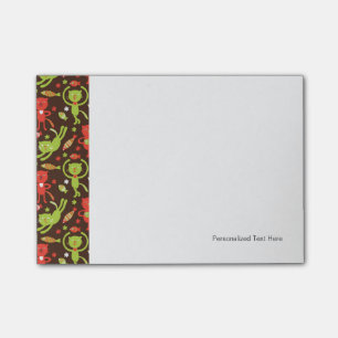 Muster 4 post-it klebezettel