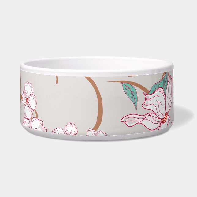 Muster 6 der Creepe-Blume Napf (Vorderseite)