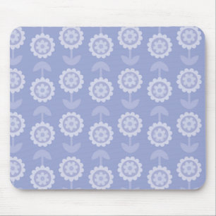 Muster Abstrakt Art lila Blume Mousepad