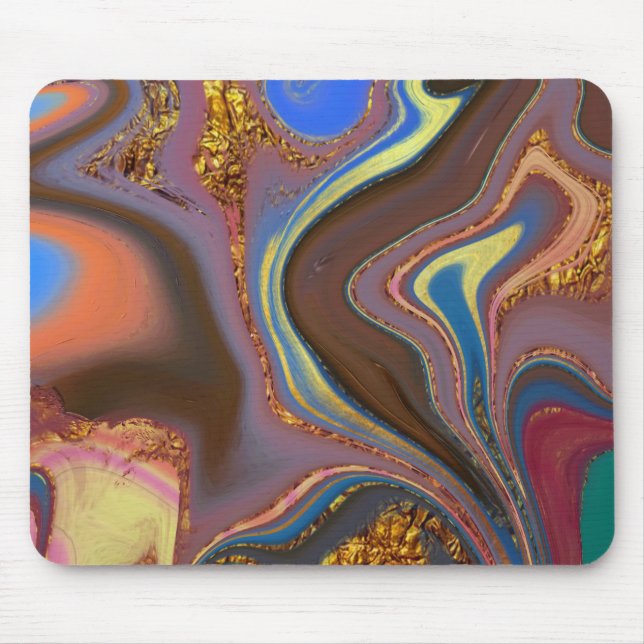 Muster abstrakt braun mousepad (Vorne)