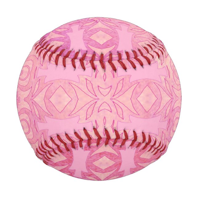 Muster abstrakt pink baseball (Vorderseite)
