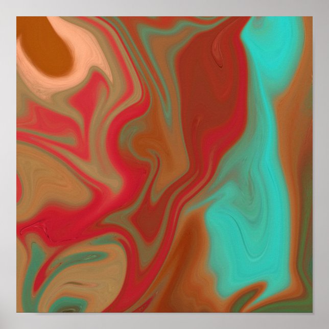 Muster abstrakt. poster (Vorne)